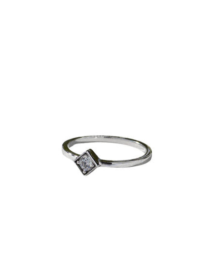 Marriage proposal ring, silver ring as a gift