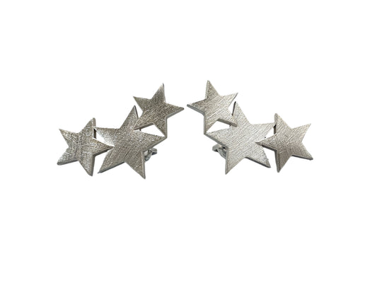 Silver earrings Stars, unusual earrings as a gift