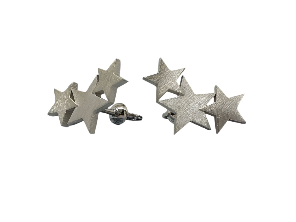 Silver earrings Stars, unusual earrings as a gift