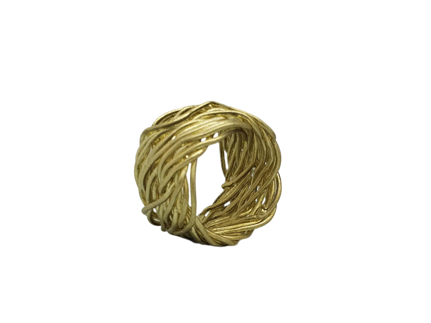 585 Yellow Gold Unusual Exclusive Ring