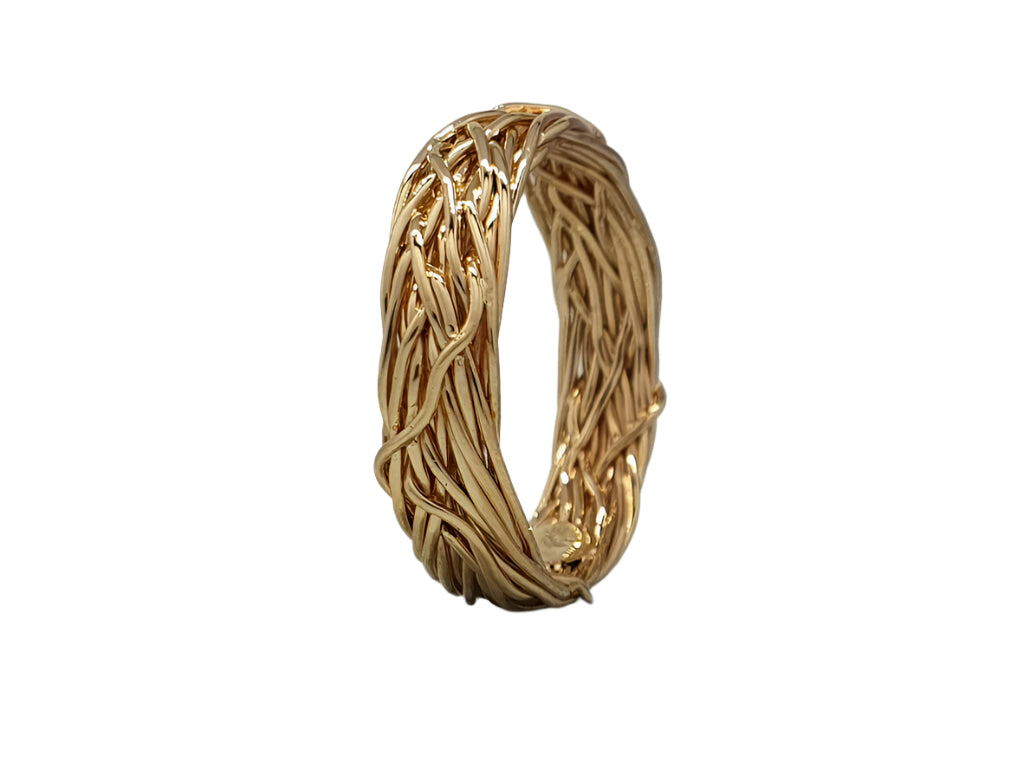 Unusual handmade woven ring as a gift