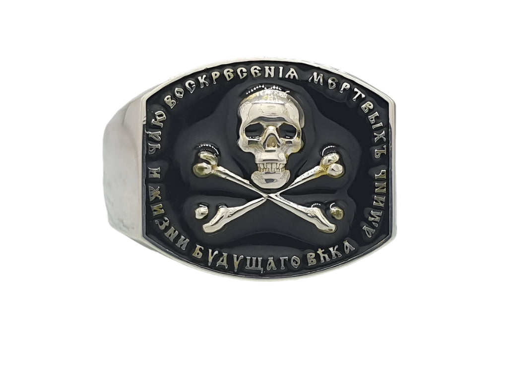 Men's ring. Pirate ring. Silver ring